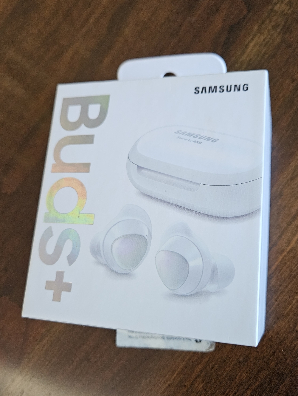 Samsung White Galaxy Buds+ Wireless Earbuds with Charging Case Model SM-R175